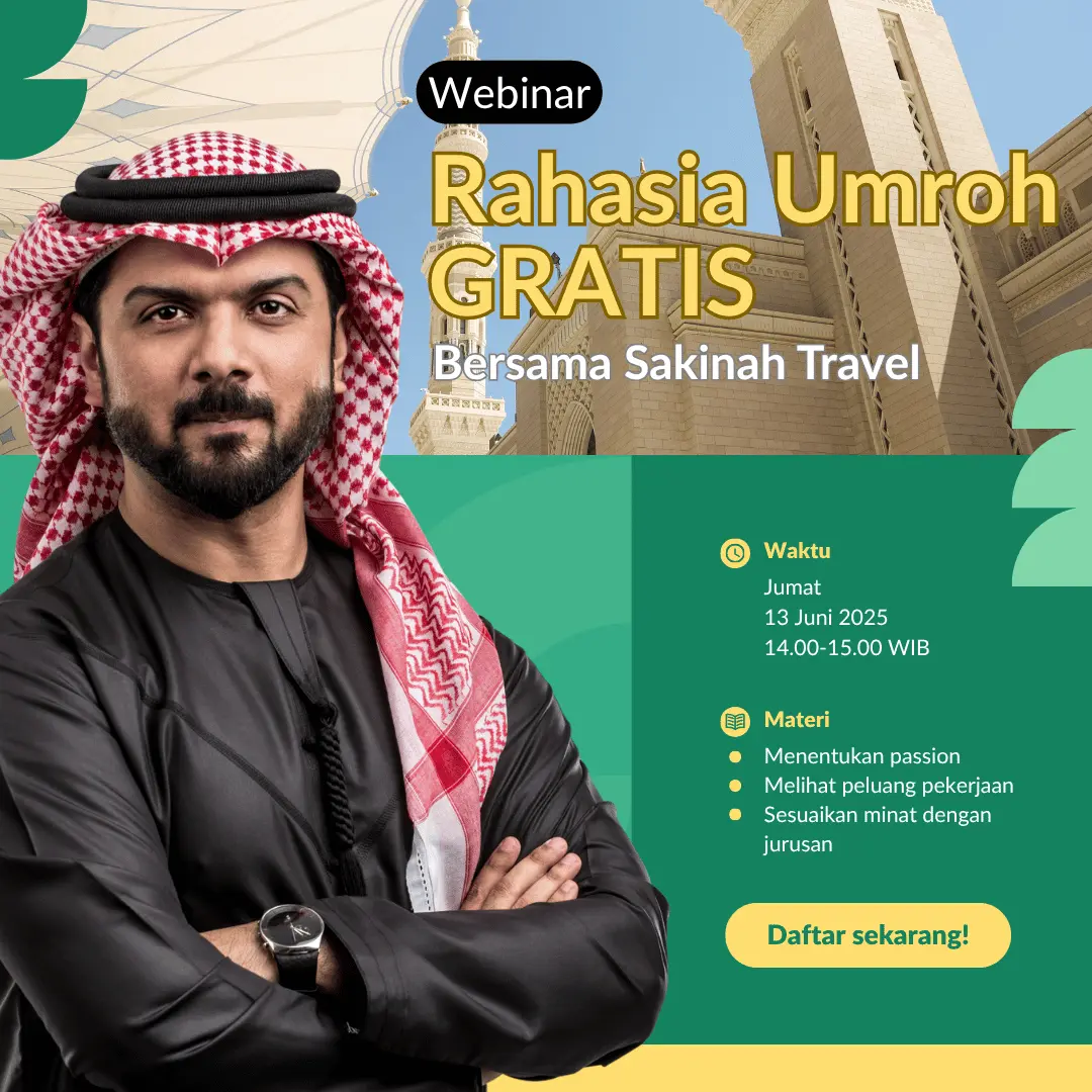 Rahasia Umroh GRATIS Bersama Sakinah Travel